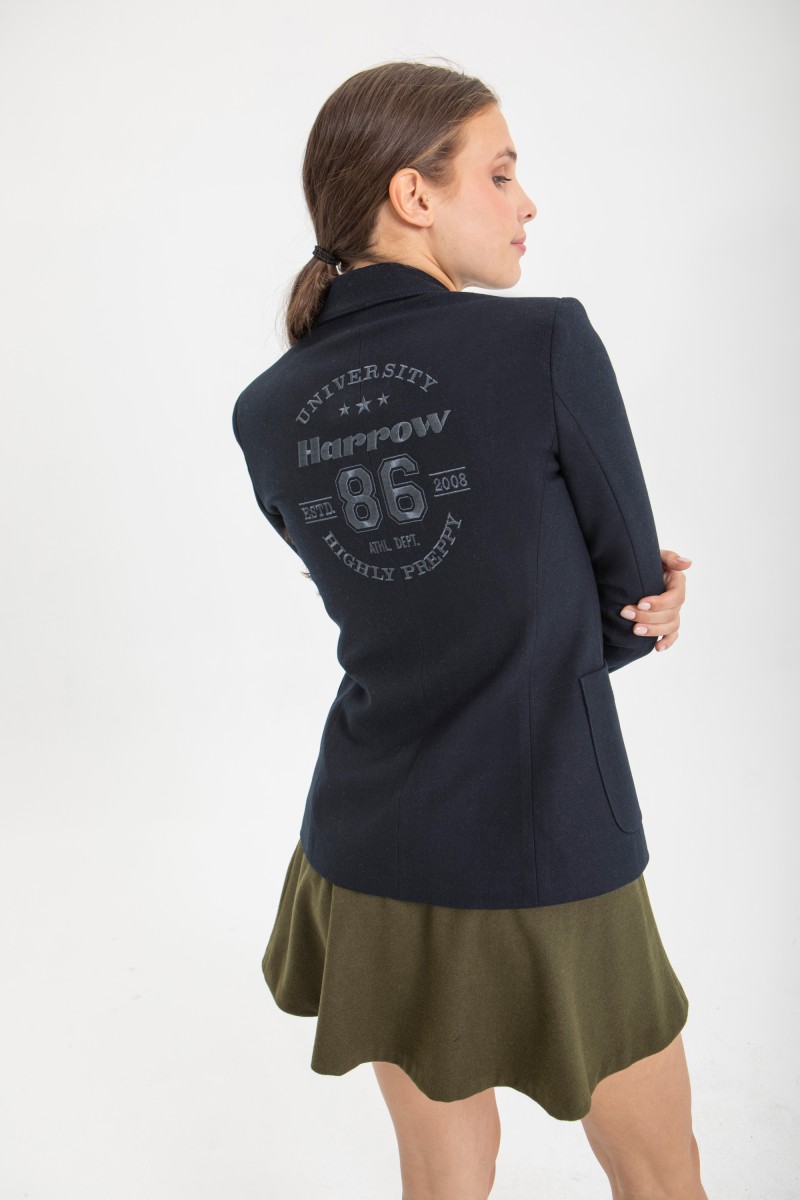 CHAQUETA AZUL COLLEGE CON...