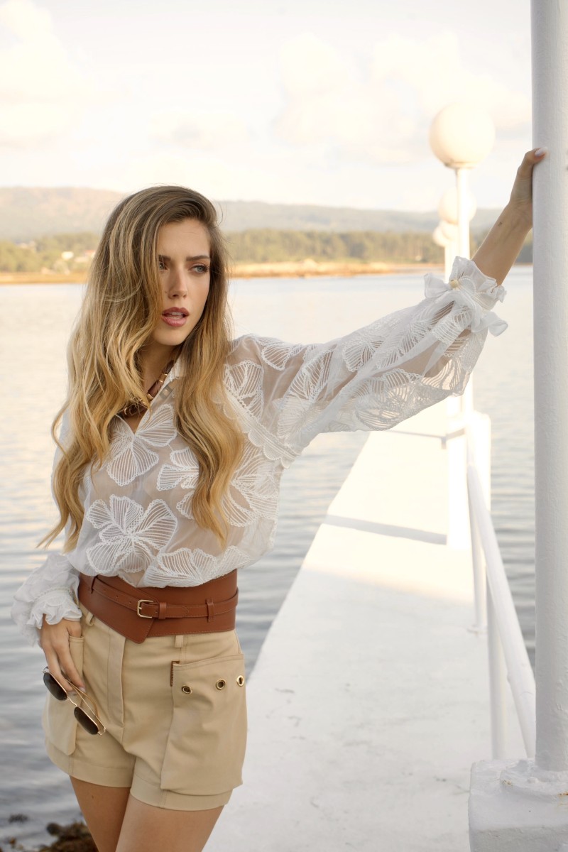 BLUSA ROMÁNTICA GASA