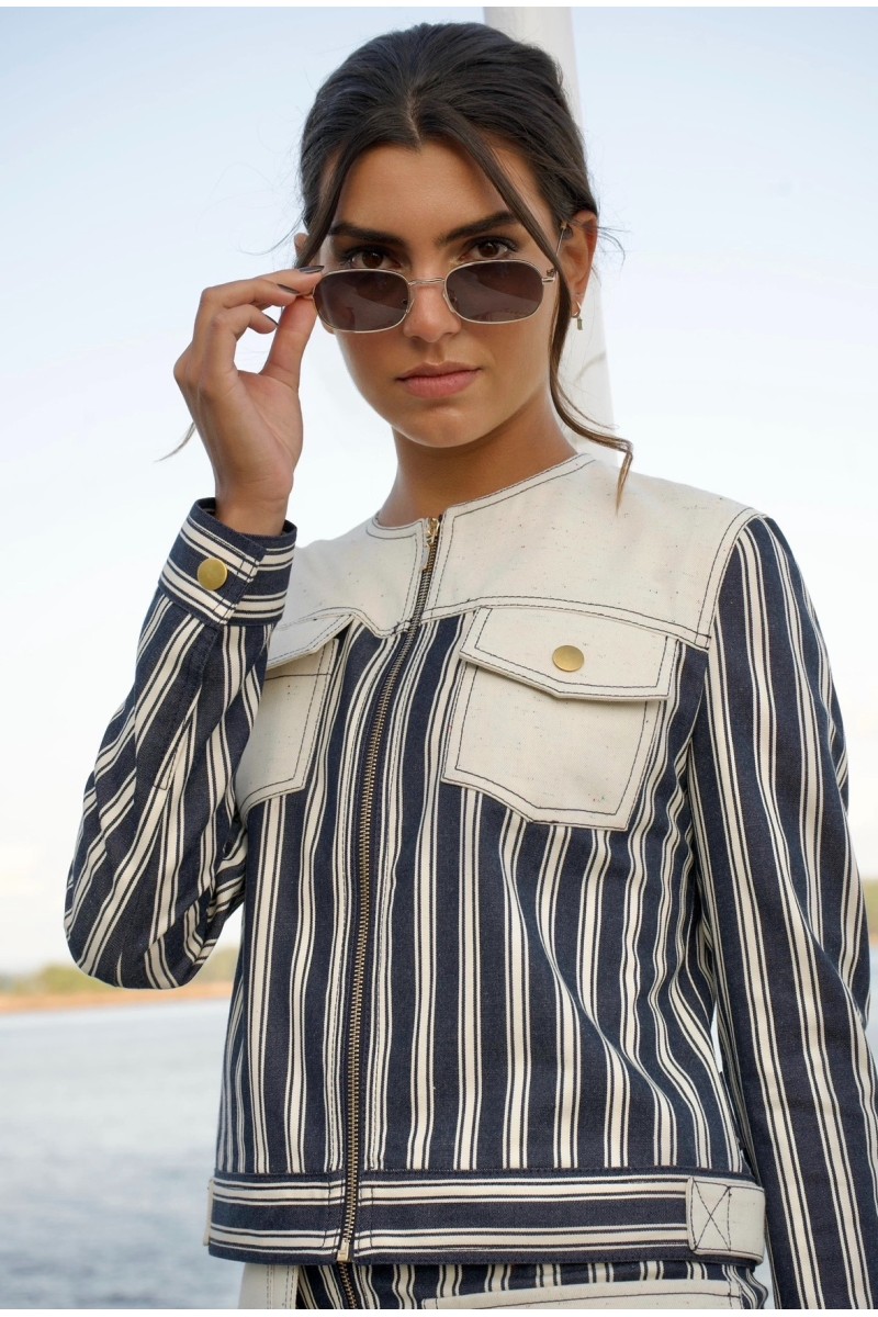 CHAQUETA RAYAS DEPORTIVA
