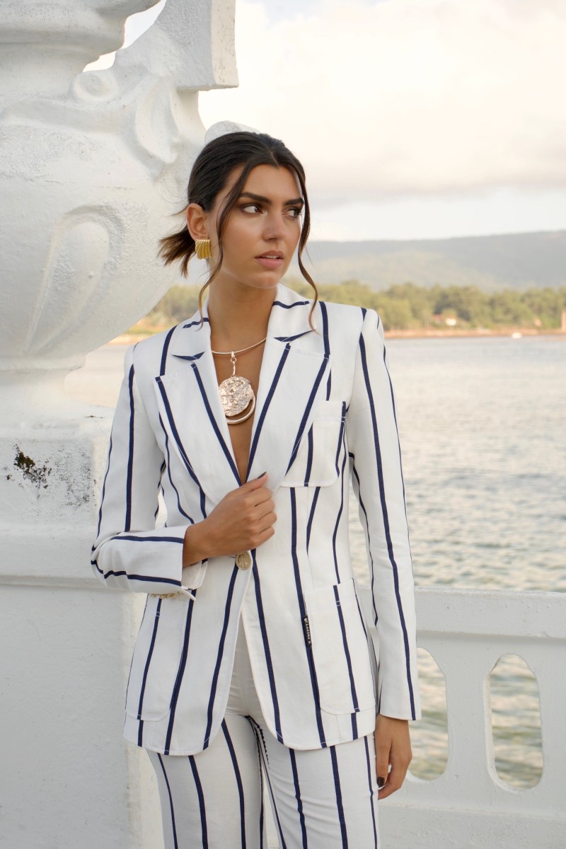 CHAQUETA LINO RAYA