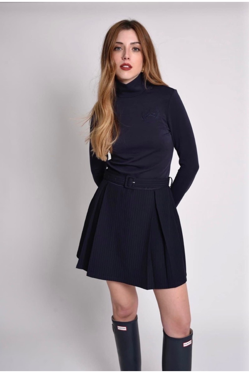 VESTIDO TEJIDOS COMBINADOS