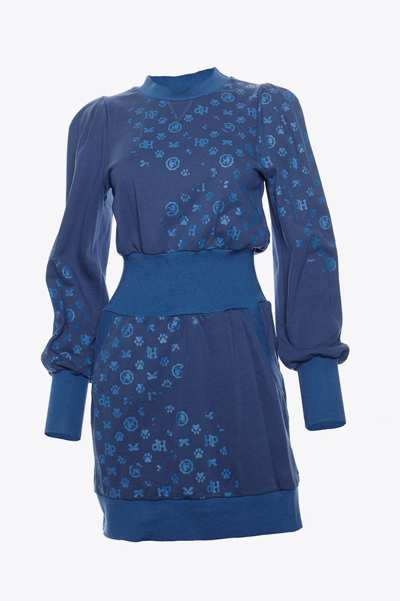 VESTIDO MONOGRAMA AZUL